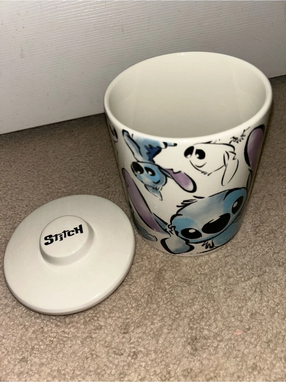 Disney Stitch Cookie Jar/Canister